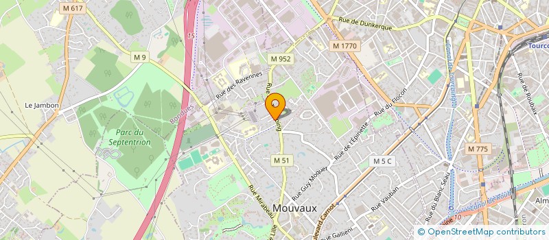 localisation de l'entreprise CLEDER  MOUVAUX