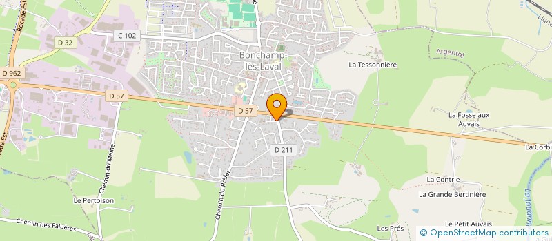 localisation de l'entreprise CLEDICOM à BONCHAMP-LES-LAVAL