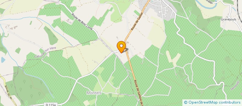 localisation de l'entreprise CLEDIMAT  CAHUZAC-SUR-VERE