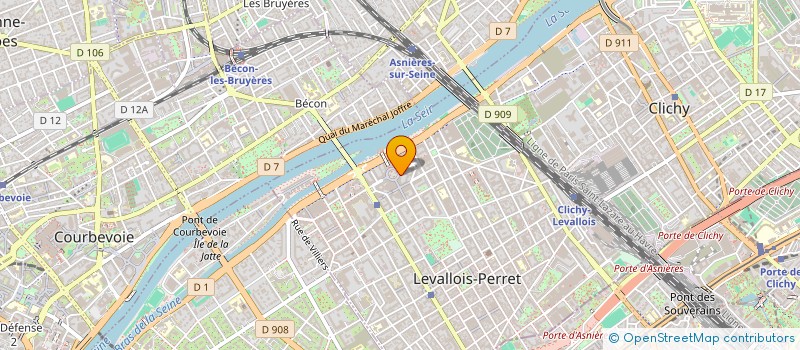 localisation de l'entreprise CLEED à LEVALLOIS-PERRET