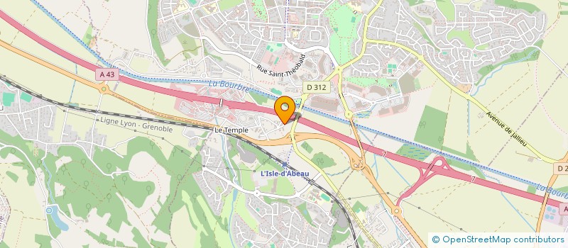 localisation de l'entreprise CLEEF  L'ISLE-D'ABEAU