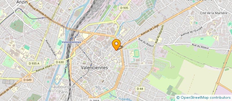 localisation de l'entreprise CLEENEFEBVRELOC à VALENCIENNES
