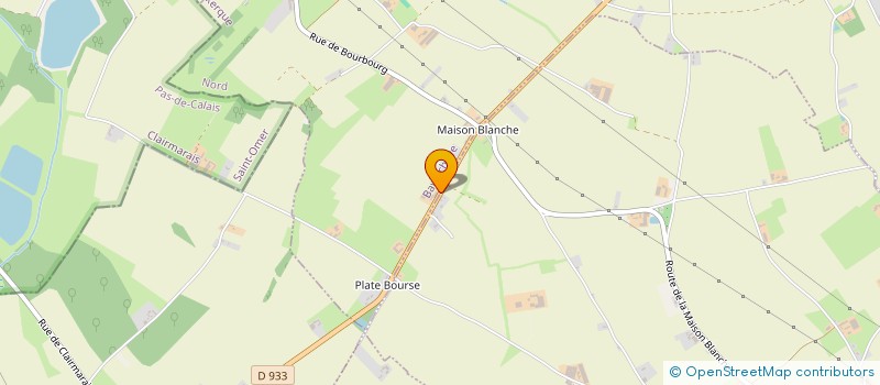 localisation de l'entreprise CLEENEWERCK - HAMEZ  BAVINCHOVE