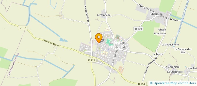 localisation de l'entreprise CLEERZ LA ROCHELLE  SAINT-JEAN-DE-LIVERSAY