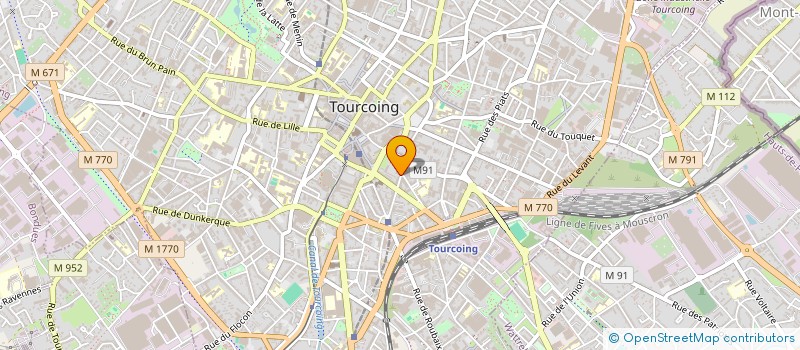 localisation de l'entreprise CLEF  TOURCOING