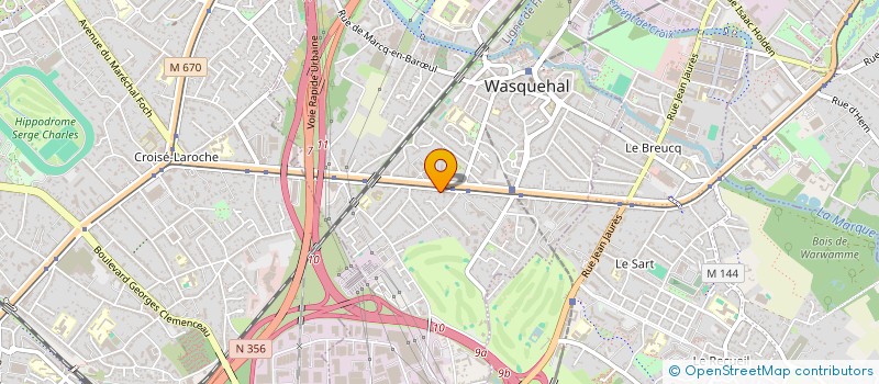 localisation de l'entreprise CLEF  WASQUEHAL