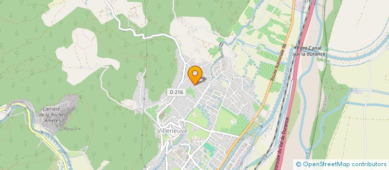 localisation de l'entreprise CLEF  VILLENEUVE