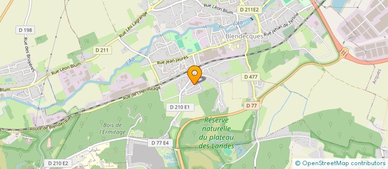 localisation de l'entreprise CLEF  BLENDECQUES