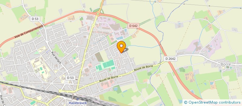 localisation de l'entreprise CLEF DE LA REUSSITE  HAZEBROUCK