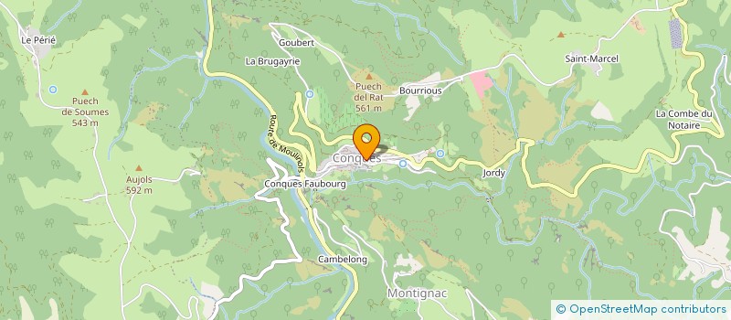 localisation de l'entreprise CLEF DE VOUTE à CONQUES-EN-ROUERGUE