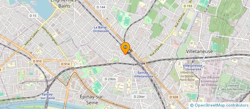 localisation de l'entreprise CLEF DE VOUTE JOURNAL PAROIS  DEUIL-LA-BARRE