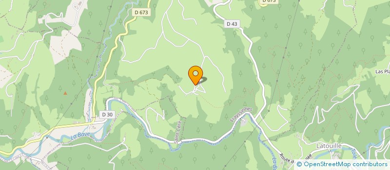 localisation de l'entreprise CLEF DES ARTS AUX CHAMPS  FRAYSSINHES