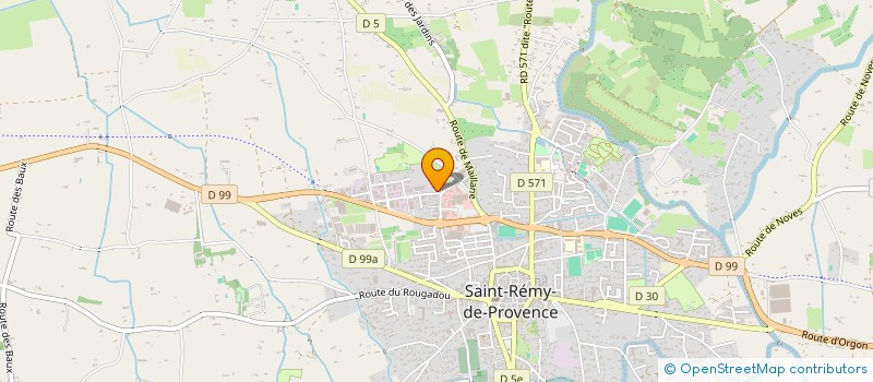 localisation de l'entreprise CLEF DES CHAMPS CREATION DE LOGEMENT ET D EMPLOIS FINANCES  SAINT-REMY-DE-PROVENCE