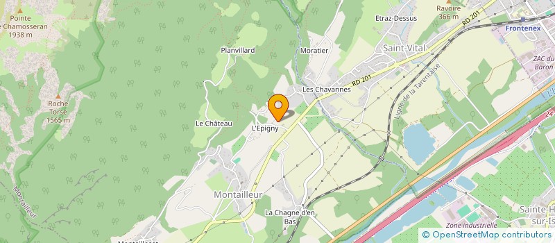 localisation de l'entreprise CLEF DES SENS à MONTAILLEUR