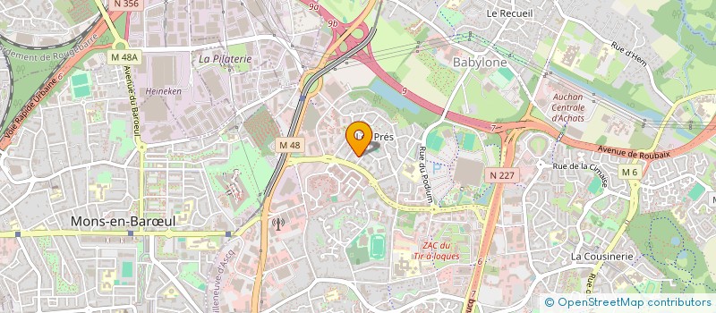 localisation de l'entreprise CLEF EAU  VILLENEUVE-D'ASCQ