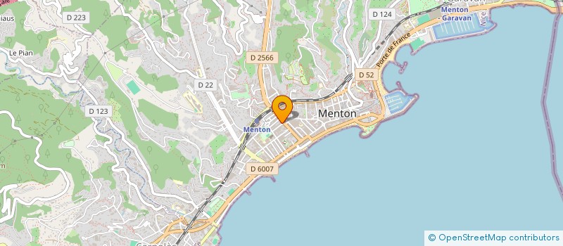 localisation de l'entreprise CLEF EXPRESS à MENTON