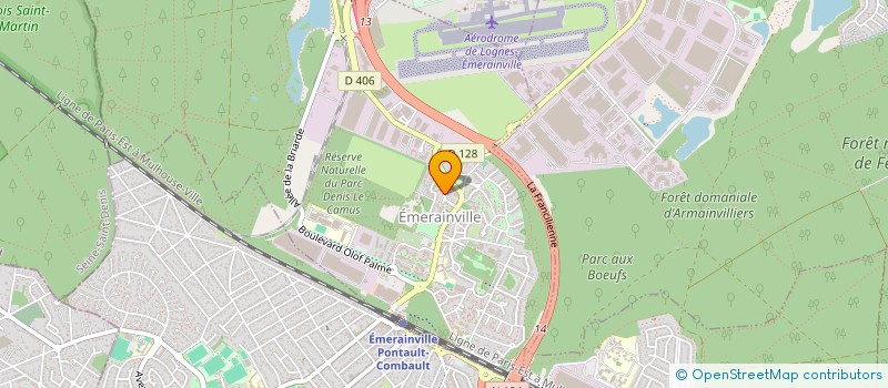 localisation de l'entreprise CLEF JOB 6  EMERAINVILLE