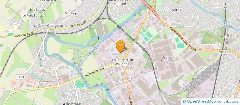 localisation de l'entreprise CLEF JOB PAYS DE LA LOIRE  LE MANS