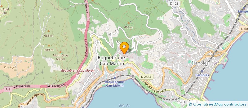 localisation de l'entreprise CLEFA à ROQUEBRUNE-CAP-MARTIN