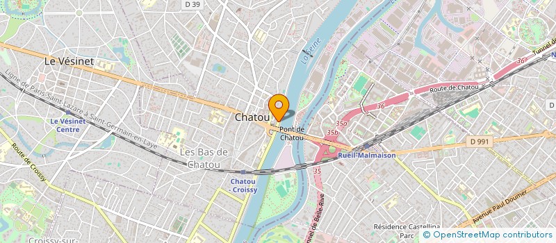 localisation de l'entreprise CLEFERM à CHATOU