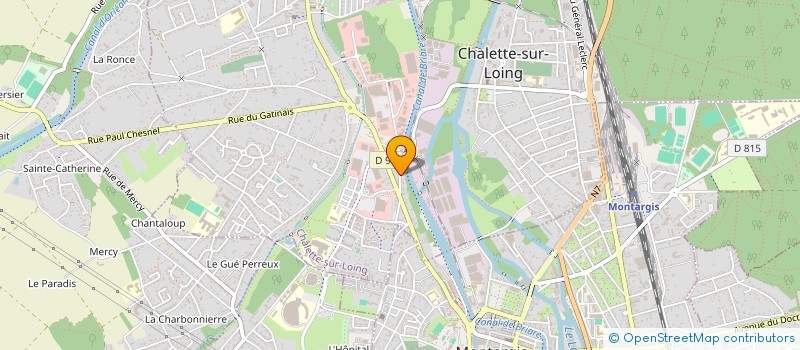 localisation de l'entreprise ''CLEFOTAL'' à CHALETTE-SUR-LOING