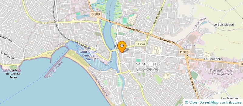 localisation de l'entreprise CLEFS D'EOLE à SAINT-GILLES-CROIX-DE-VIE