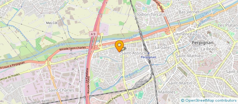 localisation de l'entreprise CLEFS DE LA COMMUNICATION ET SOLUTIONS GAGNANTES à PERPIGNAN