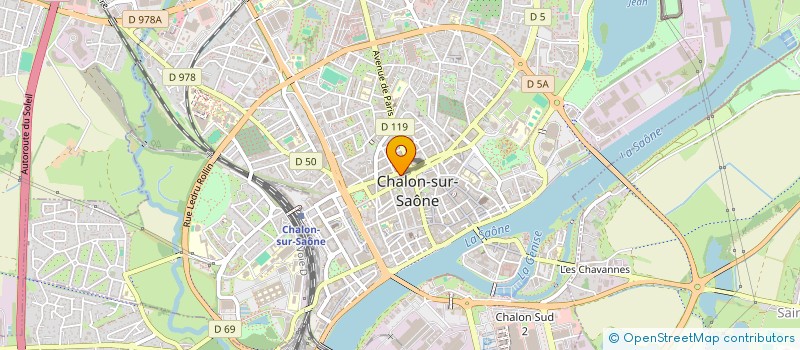 localisation de l'entreprise CLEFS DES HOTES à CHALON-SUR-SAONE