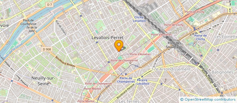 localisation de l'entreprise CLEFS EN MAIN à LEVALLOIS-PERRET