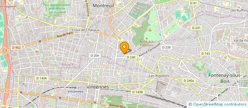 localisation de l'entreprise CLEFS POUR PROGRESSER à MONTREUIL