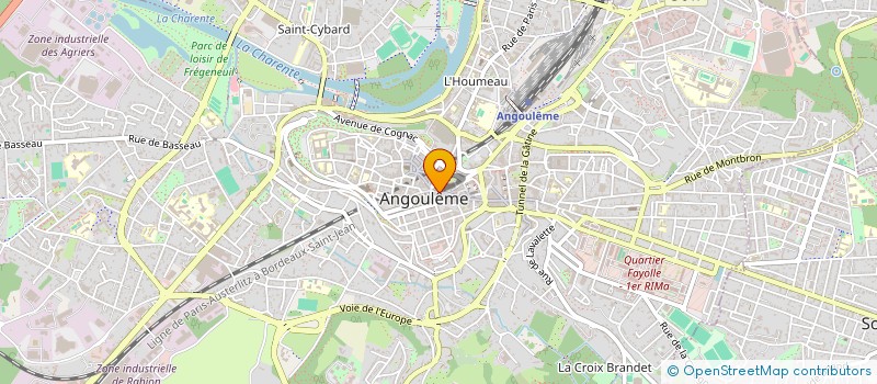 localisation de l'entreprise CLEFT à ANGOULEME