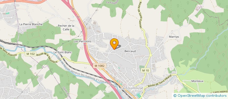 localisation de l'entreprise CLEGA  LA FOUILLOUSE