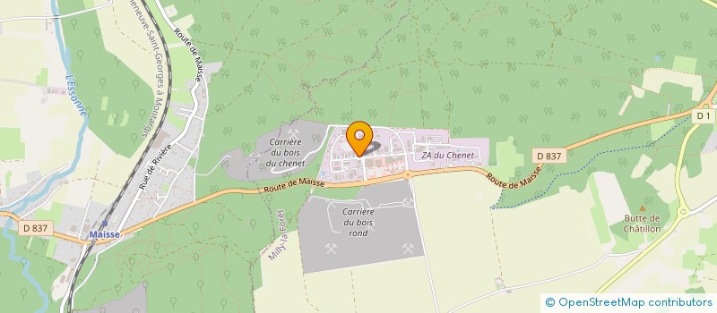 localisation de l'entreprise CLEGAN à MILLY-LA-FORET