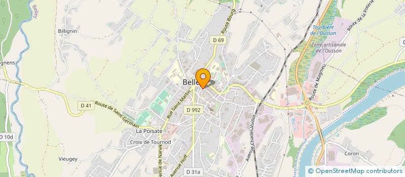 localisation de l'entreprise CLEGAN SARL  BELLEY