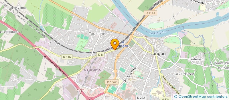localisation de l'entreprise CLEGLAR à LANGON