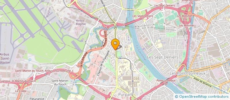 localisation de l'entreprise CLEHUBAS  TOULOUSE