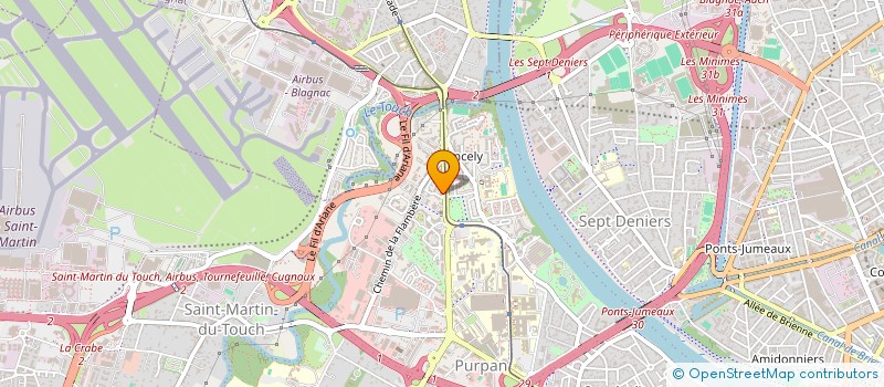 localisation de l'entreprise CLEHUBAS HOLDING  TOULOUSE