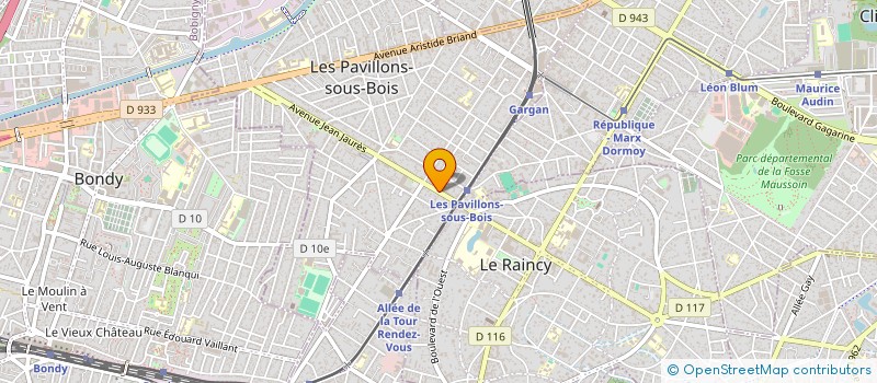 localisation de l'entreprise CLEIPEM à LES PAVILLONS-SOUS-BOIS