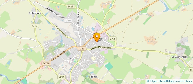 localisation de l'entreprise CLEJI  NUEIL-LES-AUBIERS