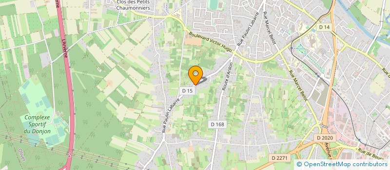 localisation de l'entreprise CLEJU à OLIVET