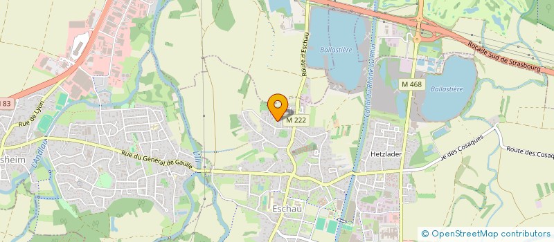 localisation de l'entreprise CLEJUNA  ESCHAU