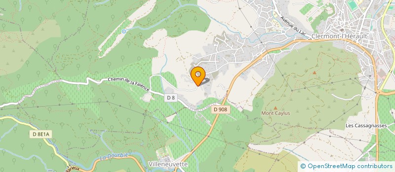 localisation de l'entreprise CLELAUR  CLERMONT-L'HERAULT