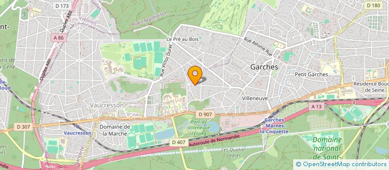 localisation de l'entreprise CLELI à GARCHES