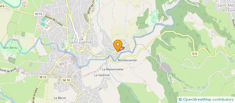 localisation de l'entreprise CLELIA à SAINT-GALMIER
