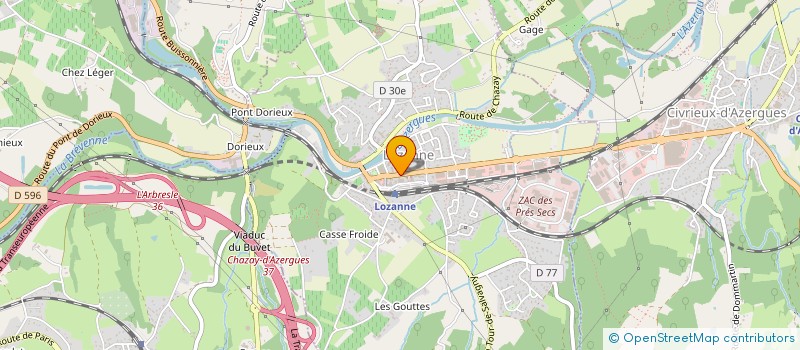 localisation de l'entreprise CLELLI  MARCILLY-D'AZERGUES