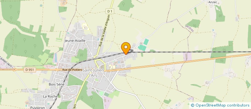 localisation de l'entreprise CLELUTIS  SAINT-JULIEN-L'ARS