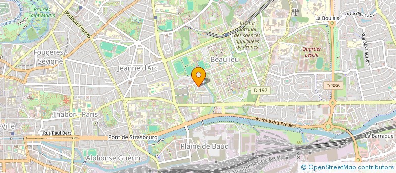 localisation de l'entreprise CLEM.35  RENNES