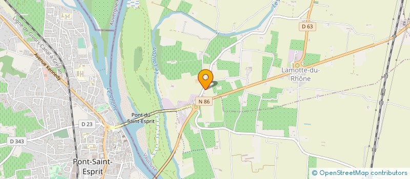 localisation de l'entreprise CLEM à LAMOTTE-DU-RHONE
