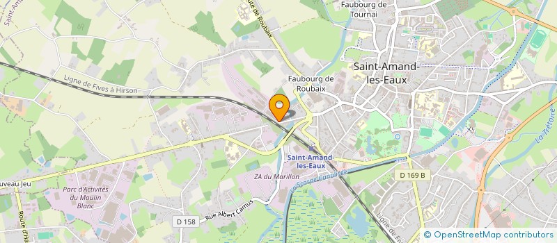 localisation de l'entreprise CLEM  SAINT-AMAND-LES-EAUX