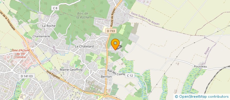 localisation de l'entreprise CLEM à ROYAN